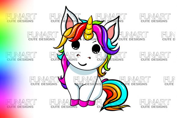 Download LOVELY UNICORN,CUTE DESIGN,PNG ,DIGITAL - Cute design Collection