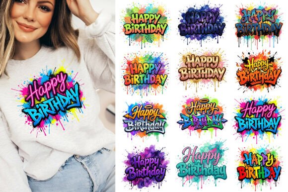 Download Happy Birthday Sublimation Graphic - Sublimation graphic Collection