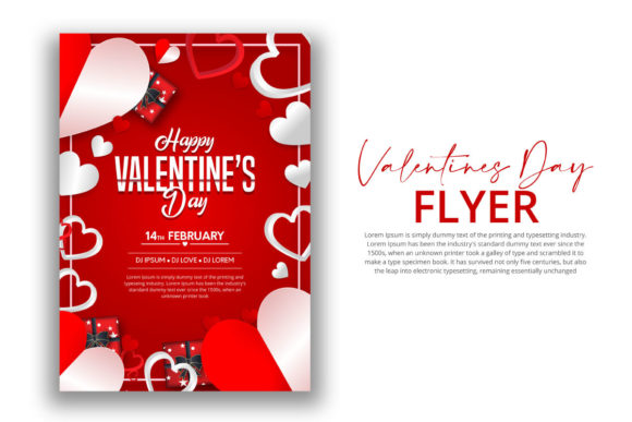 Download Happy Valentine's Day Creative Flyer - Creative Collection
