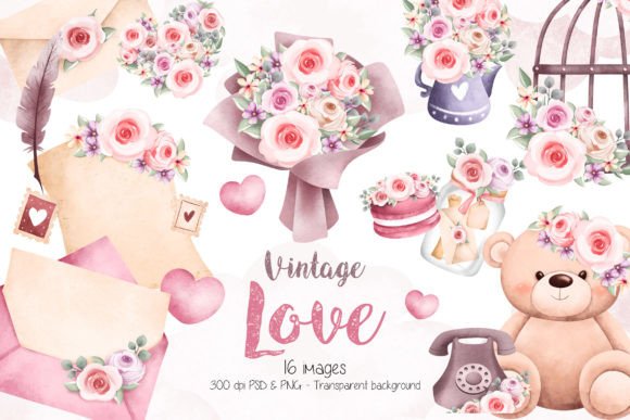 Download Vintage Love Clipart - Vintage love clipart Collection