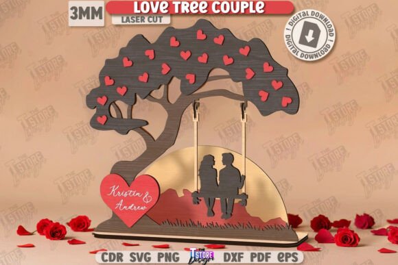 Download Valentine’s Day Decor Laser Cut | Couple - Premium Resources